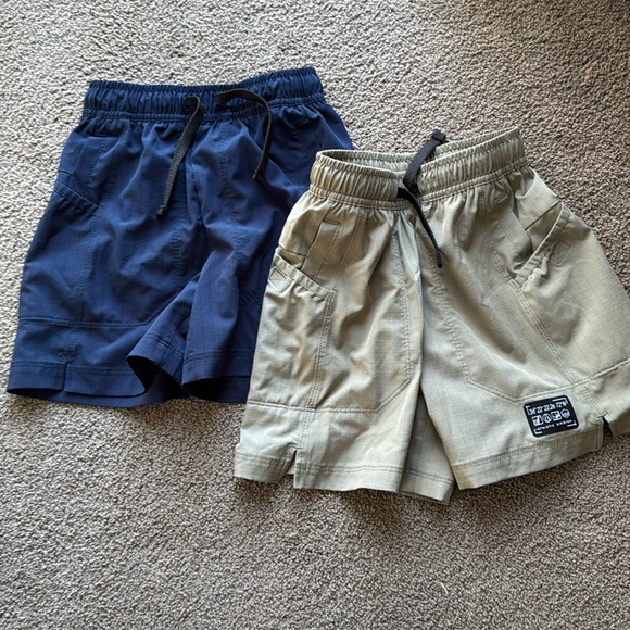 Athletic Works Other - Athletic Works Navy Blue & Khaki Kids Shorts Set